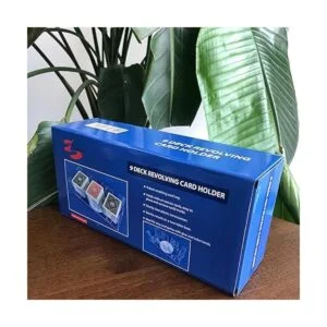 Yuanhe Bandeja de cartas giratoria de 9 cubiertas tarjetero_2