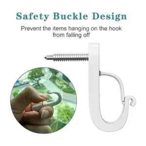 Paquete de 28 ganchos para colgar en Q ganchos con rosca_2