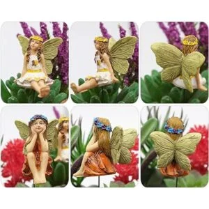 FANWNKI Fairy Garden Juego de 6 figuras de hadas de_2