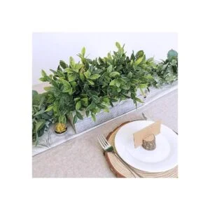 Planta de eucalipto artificial en maceta rectangular_4