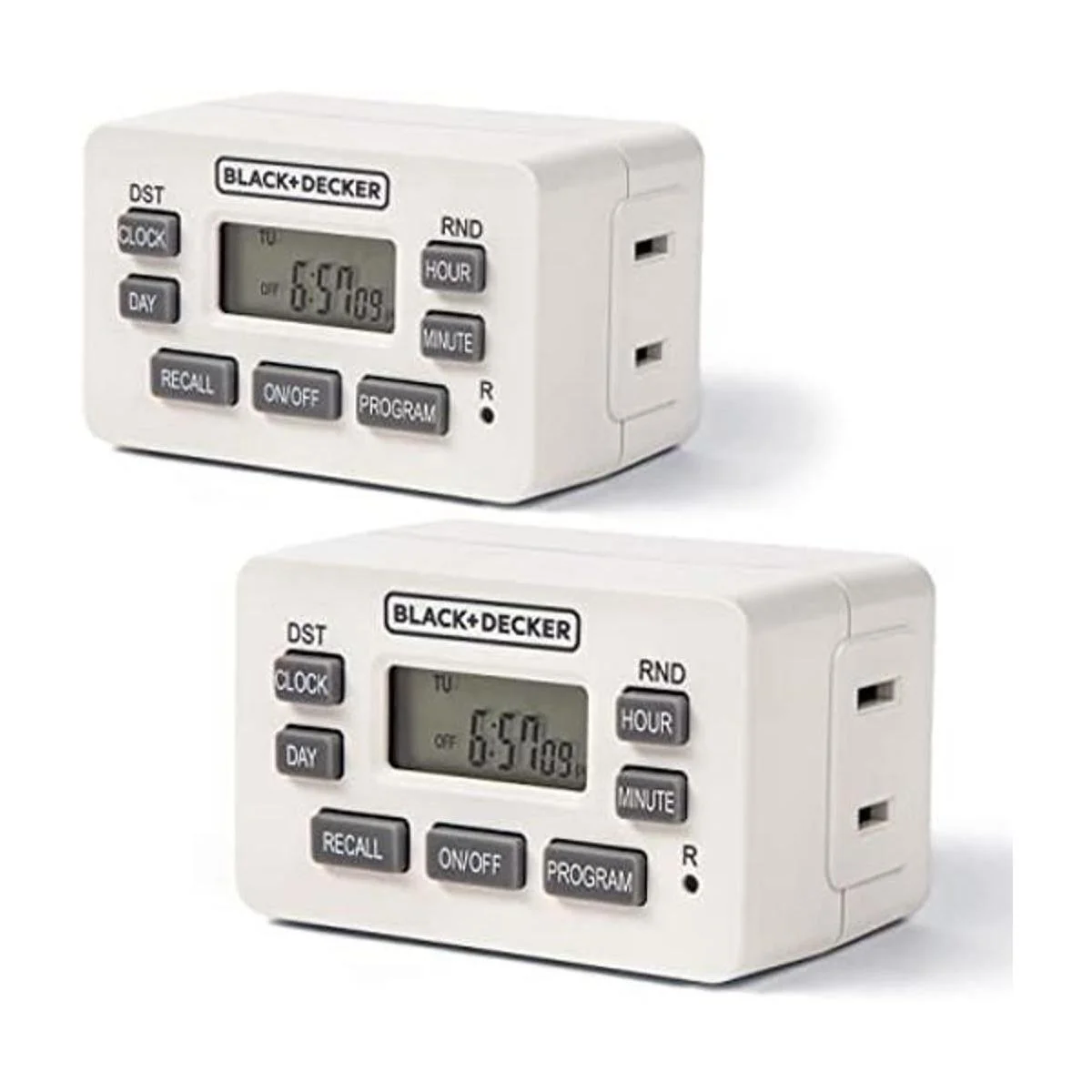 BLACKDECKER Temporizadores de luz programables para_1