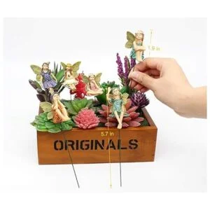 FANWNKI Fairy Garden Juego de 6 figuras de hadas de_6