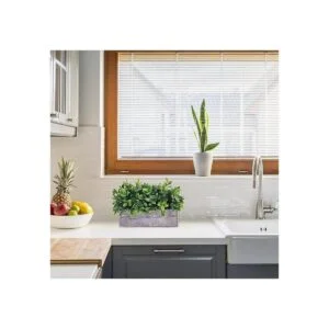 Planta de eucalipto artificial en maceta rectangular_5