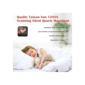 TAHEAT Reloj de pared de gallo de granja funciona con_3