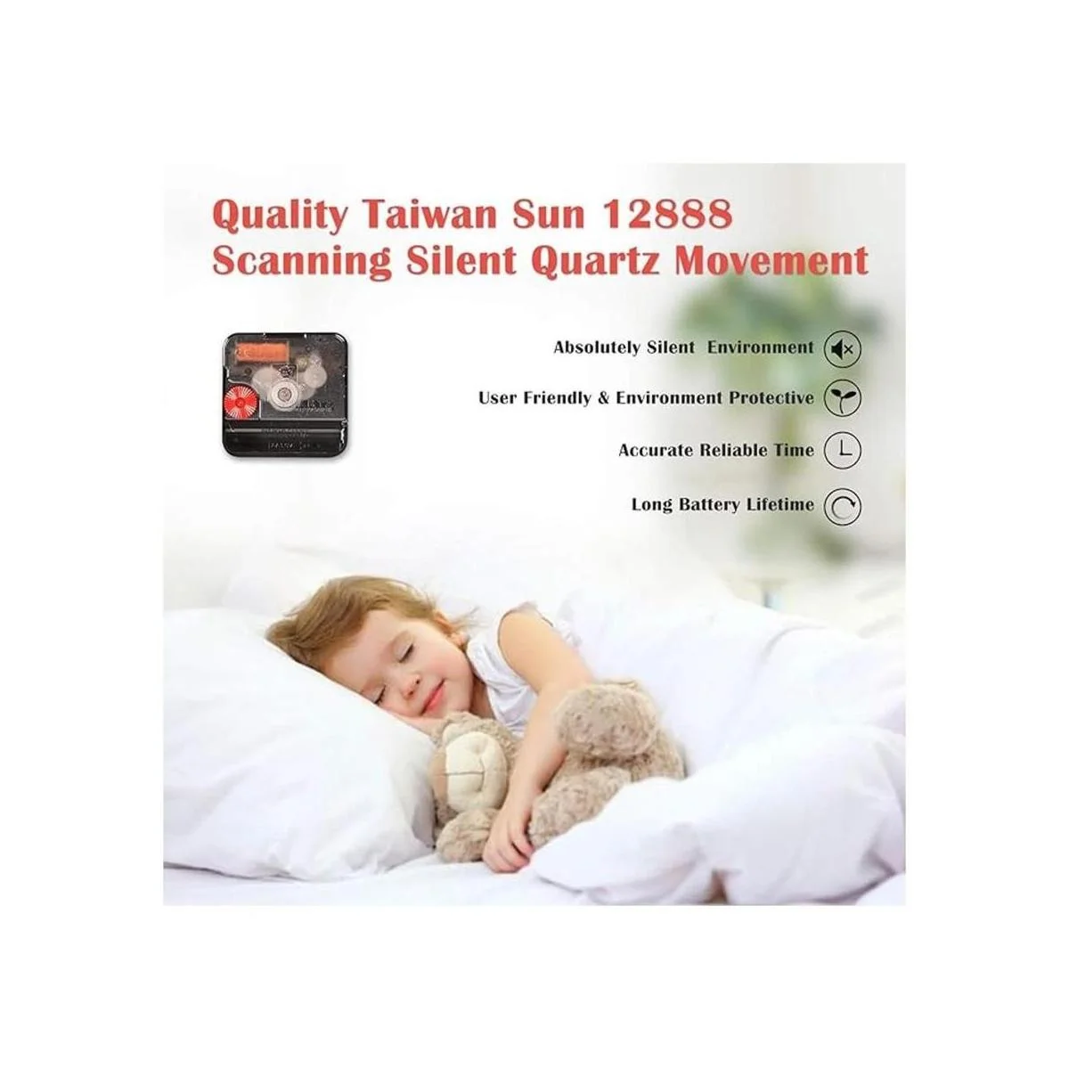 TAHEAT Reloj de pared de gallo de granja funciona con_3