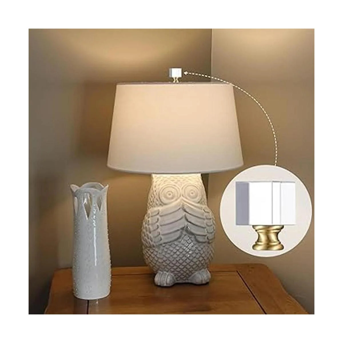 2 piezas de lámpara de cristal de cubo Finial transparente_5