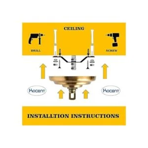 ROJOSER Kit de toldo resistente y cadena de lámpara_4