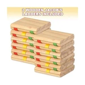 ArtCreativity Jacob Juego de 2 juguetes retro de madera_2