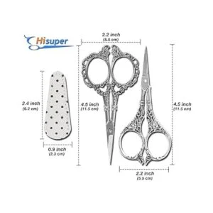 Hisuper 2 pares de tijeras de manualidades de 4.5_2