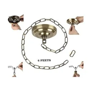 ROJOSER Kit de toldo resistente y cadena de lámpara_3