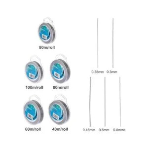 BENECREAT 5 rollos de alambre de acero inoxidable de_2