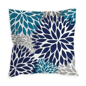 COLORPAPA Juego de 4 fundas de almohada azules de 18 x 18_3