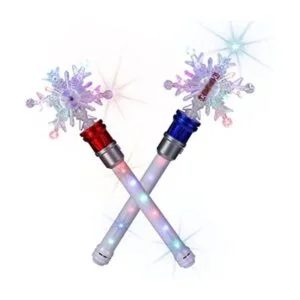 Fleeting Time Varitas de copo de nieve giratorias con_1