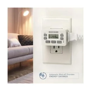 BLACKDECKER Temporizadores de luz programables para_6