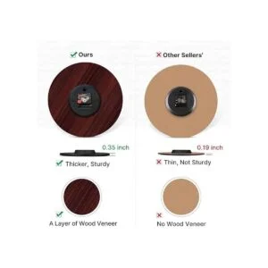 TAHEAT Reloj de pared de gallo de granja funciona con_2