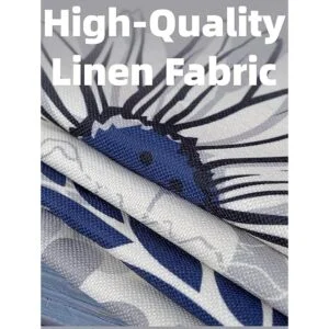 COLORPAPA Juego de 4 fundas de almohada azules de 18 x 18_6