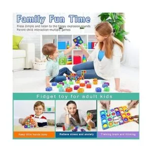 Juguetes para ansiedad Pop It para niñas y niños juego de_3