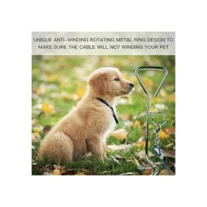 CLKHOWL Cable de amarre para perros 1630 pulgadas anti_6
