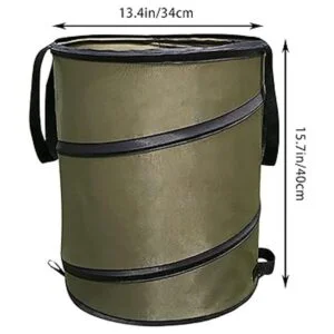 Bote de basura para camping cubo de basura desplegable o_5