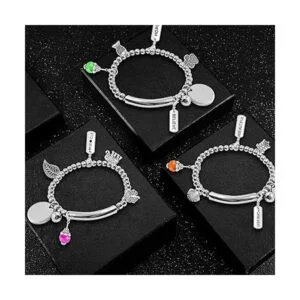 Juego de 110 dijes colgantes de cristal cuentas colgantes_4