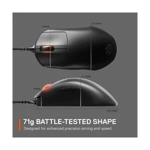 SteelSeries Prime mouse para videojuegos FPS 18000 CPI_6