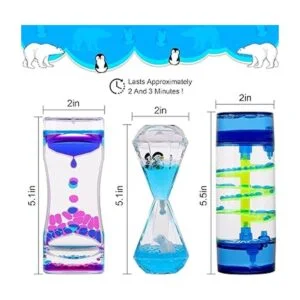 XINBAOHONG Paquete de 3 burbujas de movimiento líquido_5