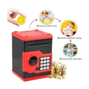 Vcertcpl Alcancía de cajero automático para niños y_5