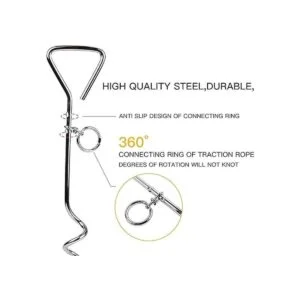 CLKHOWL Cable de amarre para perros 1630 pulgadas anti_4