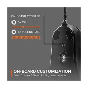 SteelSeries Prime mouse para videojuegos FPS 18000 CPI_4
