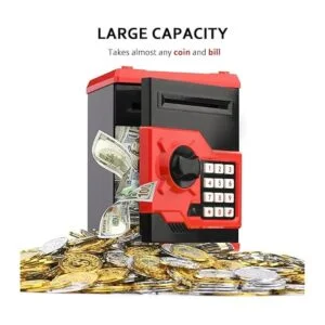 Vcertcpl Alcancía de cajero automático para niños y_4