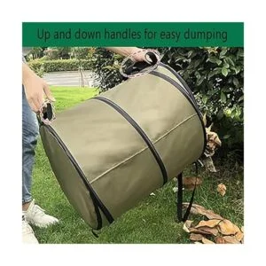 Bote de basura para camping cubo de basura desplegable o_2