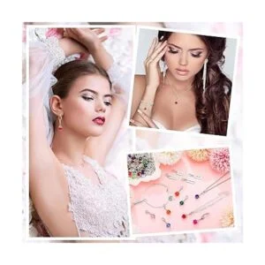 Juego de 110 dijes colgantes de cristal cuentas colgantes_5