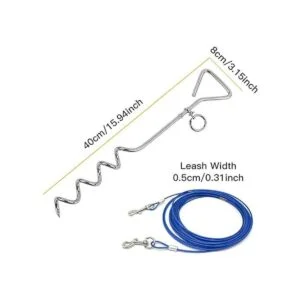 CLKHOWL Cable de amarre para perros 1630 pulgadas anti_2