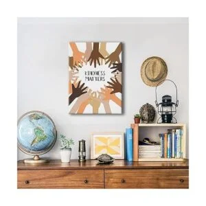 Kindness Matters Diversity Classroom Lienzo decorativo de_5