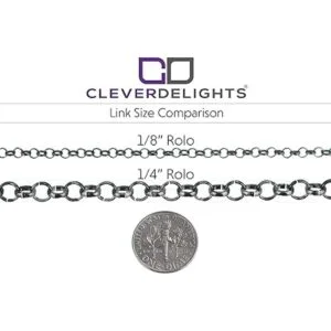 CleverDelights Cadena Rolo a granel Enlace de 14 64_3