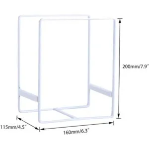 Organizador de 2 soportes para platos estante de metal_2