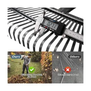 Rastrillo de hojas para jardinería rastrillo de jardín_3