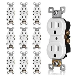 Faith Paquete de 10 Tomacorriente de receptáculo dúplex_1