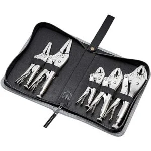 Juego de 5 alicates de bloqueo CRV y cortadores de alambre_5