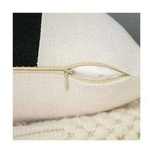 JASEN Juego de 2 fundas de almohada de piel sintética y_5