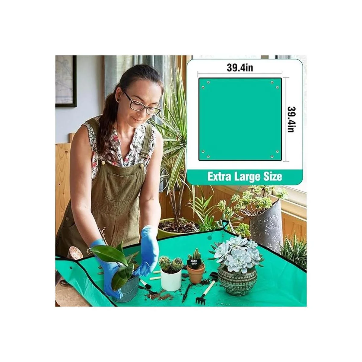 Paquete de 20 herramientas suculentas tapete para_2