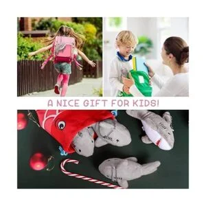 12 juguetes de peluche pequeños de tiburón suave regalos_6