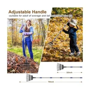 Rastrillo de hojas para jardinería rastrillo de jardín_2