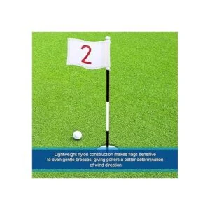 Bandera de golf de 3 piezas con tubo insertado bandera de_7