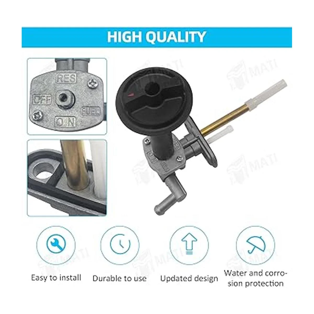 M MATI Juego de palanca de repuesto para Kawasaki Prairie_5