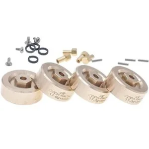 CODA RACING 4 unids 0.62 oz latón extendido rueda pesos_2