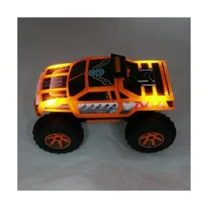 Monster Truck Vehículo motorizado naranja con luces y_3