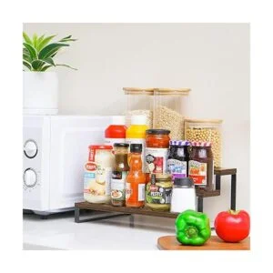 Giikin Estante de especias de 3 niveles estante de madera_2