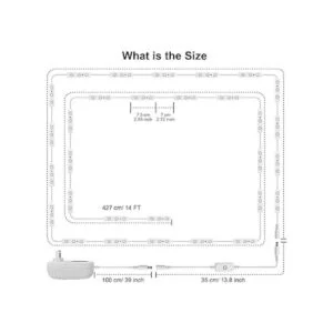 LPHUMEX Hollywood Glam Kit de luces LED de tocador_5