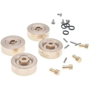 CODA RACING 4 unids 0.62 oz latón extendido rueda pesos_4